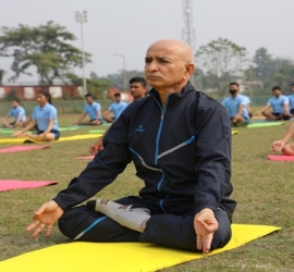 Celebration of republic day 2022 and suryanamaskar